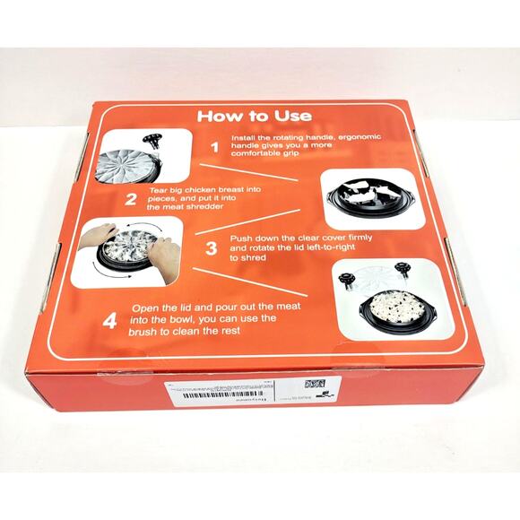 Chicken Shredder Tool Twist Large - 10'' Pro Meat Shredder Gadget for Chicken - Picture 3 of 7